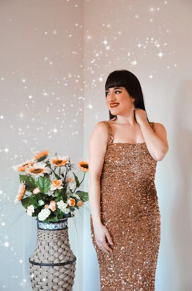 Vestido de lentejuelas | San Valentín en Shein