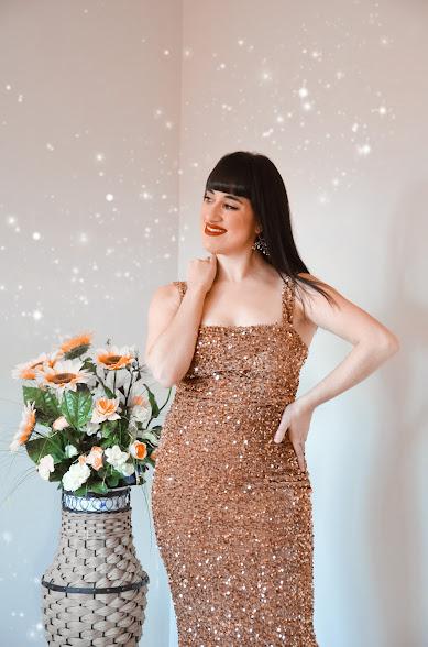 Vestido de lentejuelas | San Valentín en Shein