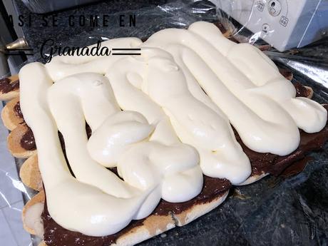 Tronco de tiramisú sin gluten y sin horno