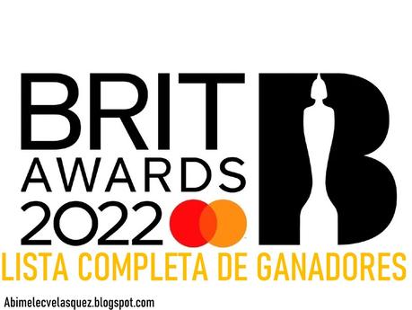 PREMIOS BRIT 2022: LISTA COMPLETA DE GANADORES