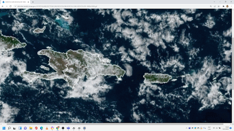Pronóstico de lluvias para este miercoles en el Sur y Suroeste dominicano.