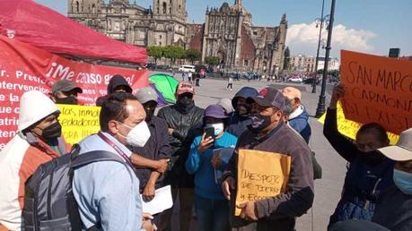 Habitantes de San Marcos Mexquitic acuden a CDMX para denunciar despojo de tierras