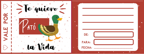 Vales de regalo para San Valentín Vales de regalo para San Valentín