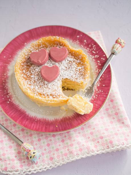 Tarta de mascarpone y vainilla para dos Tarta de mascarpone y vainilla para dos