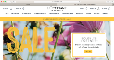 Compras online desde las webs de Dior, Revlon, L'Occitane y otras. Compras online desde las webs de Dior, Revlon, L'Occitane y otras.