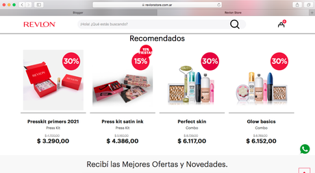 Compras online desde las webs de Dior, Revlon, L'Occitane y otras. Compras online desde las webs de Dior, Revlon, L'Occitane y otras.
