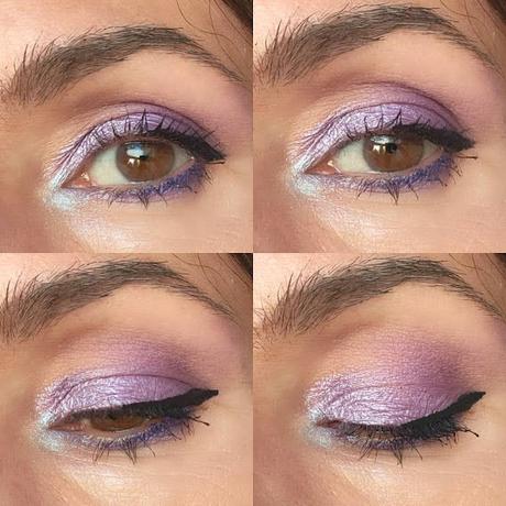 zoom ojos Maquillaje inspirado en el tono Very Peri 06