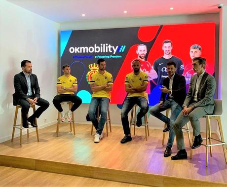 OK Mobility acoge en su sede la presentación de los fichajes de invierno del Real Mallorca