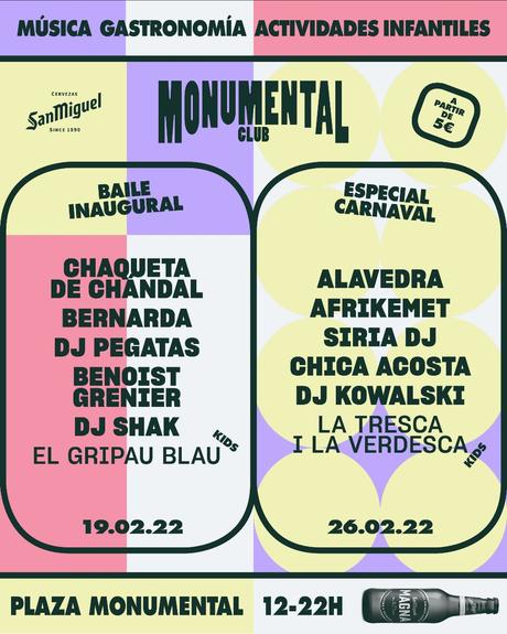 Monumental Club, este febrero en Barcelona