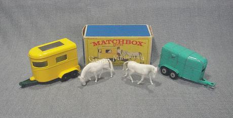 Remolques para caballos de las marcas Matchbox y Husky