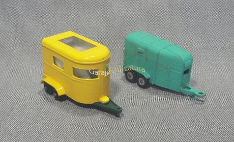 Remolques para caballos de las marcas Matchbox y Husky