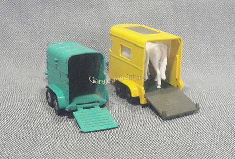 Remolques para caballos de las marcas Matchbox y Husky