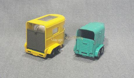Remolques para caballos de las marcas Matchbox y Husky