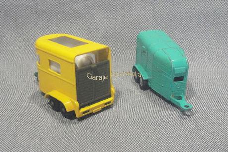 Remolques para caballos de las marcas Matchbox y Husky