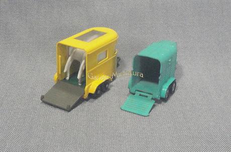 Remolques para caballos de las marcas Matchbox y Husky