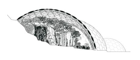 Eden project, una selva tropical construída en una antigua cantera inglesa como centro educativo y turístico 96008_N189_a3