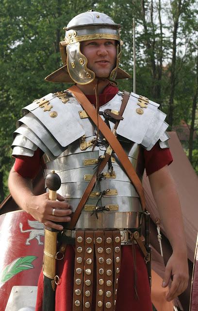 Atuendo de un legionario romano en tiempos de  Augusto