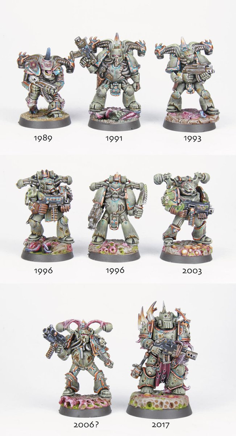 Evolución de los Marines de plaga 1989-2017