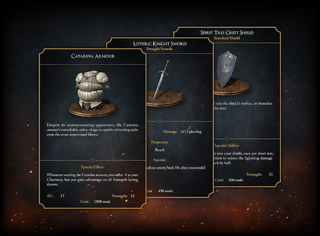 Dark Souls TTRPG: Mas previas y edición limitada de lujo