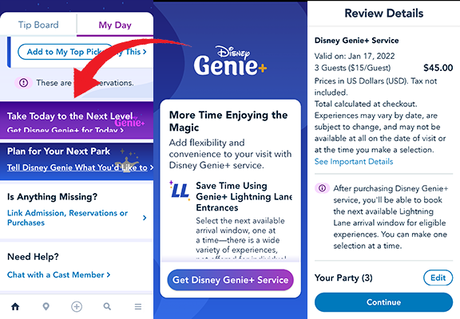 Cómo comprar Disney Genie+ por un sólo día en Disney World