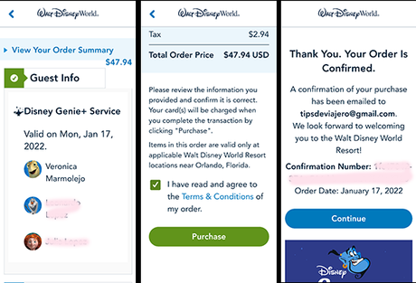 Cómo comprar Disney Genie+ por un sólo día en Disney World