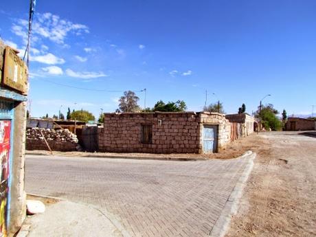 Pueblo atacameño de Toconao. Desierto de Atacama. Chile