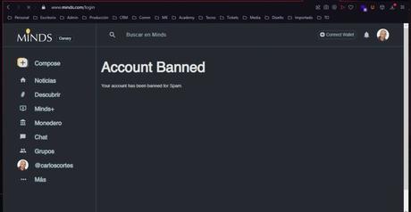 Minds.com no es inmune a la censura