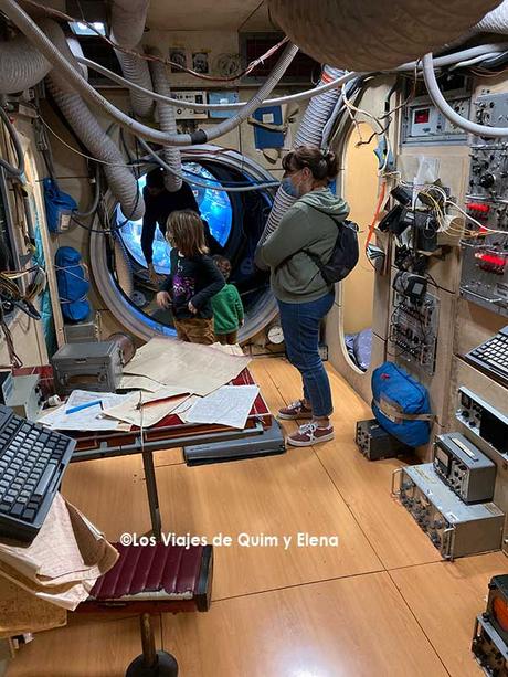 Réplica de la estación MIR en el Museo de la Ciencia de Terrassa