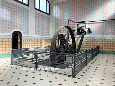 La máquina de vapor de la fábrica