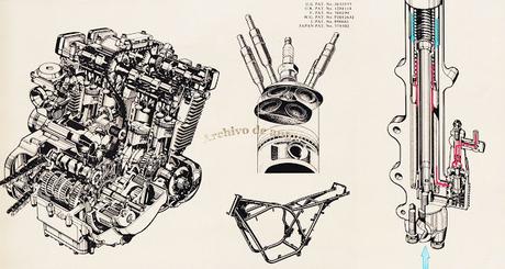 Suzuki GSX400F con 16 válvulas y del año 1982 Suzuki GSX400F con 16 válvulas y del año 1982