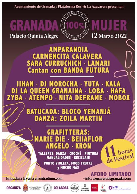 Granada 100% Mujer, festival 100% femenino