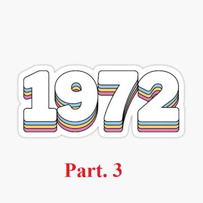 Programa Número 296 de Dj Savoy Truffle en Música Sideral. Especial 1972, Part. 3 con invitado 61 & 49.