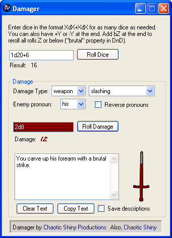 Damager, de Chaotic Shiny Productions Damager, de Chaotic Shiny Productions