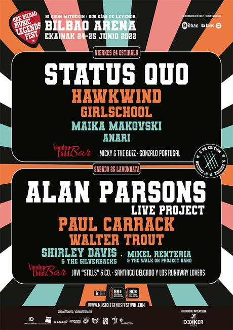 BBK Bilbao Music Legends Fest 2022: cartel completo