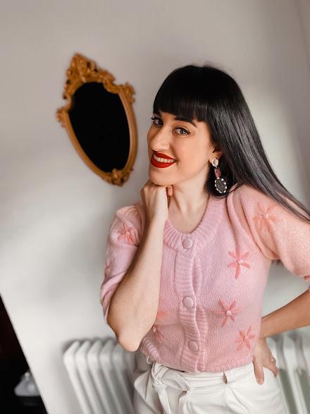 Cardigan bordado flores | RIHOAS