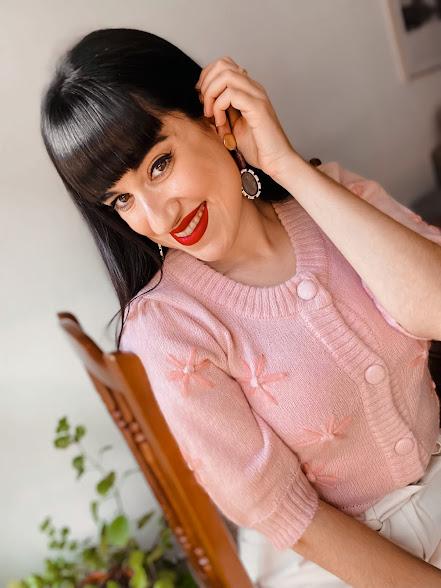 Cardigan bordado flores | RIHOAS