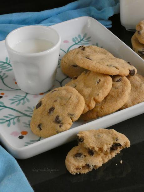 Cookies con pepitas de Chocolate sin huevo