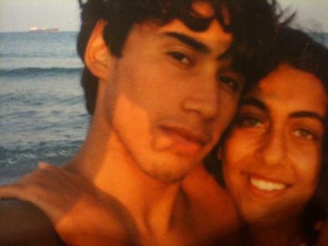 Luis junto a su esposa Sara.