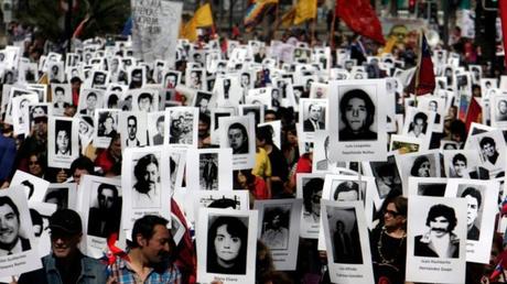 Manifestación en Santiago el 8 de septiembre de 2013