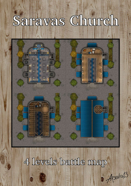 Saravas Church - Arsenico13 map - Feb 2022, de Arsenico13 Saravas Church - Arsenico13 map - Feb 2022, de Arsenico13