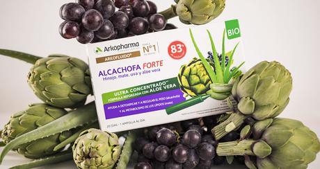 Arkopharma Reformula Arkofluido® Alcachofa Forte Bio Añadiendo Aloe Vera a la Fórmula bodegon-arkofluido-alcachofa-forte-bio-ingredientes