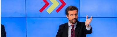 Casado niega tajantemente el espionaje.