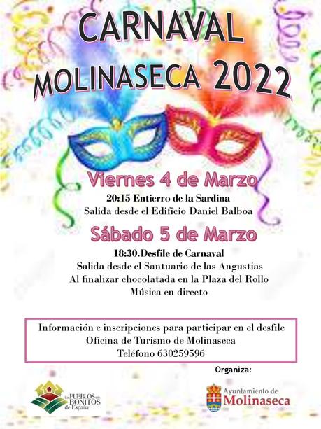 Carnavales en Molinaseca 2022. Entierro de la sardina y Desfile 1