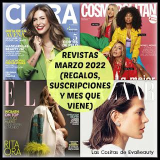 #revistas #revistasmarzo #regalosrevistas #suscripcionrevistas #femeninas #mujer #woman #fashion #blogdebelleza #moda #beauty #belleza #noticiasmoda #noticiasbelleza
