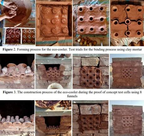 Aire acondicionado natural con embudos de arcilla 2