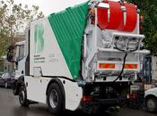 Barcelona estrena camiones eléctricos basura, contened...