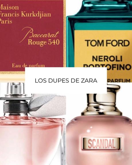 Perfumes de Zara que son dupes de grandes fragancias.