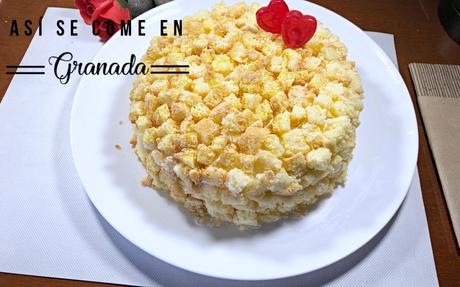 Tarta mimosa sin gluten ni lactosa