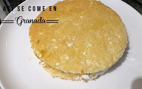 Tarta mimosa sin gluten ni lactosa