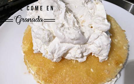 Tarta mimosa sin gluten ni lactosa